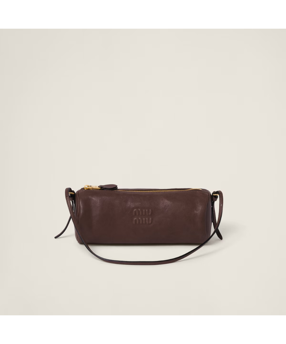 MIU MIU/ミュウミュウ通販 | ナッパレザー ポーチ【送料無料】【店頭