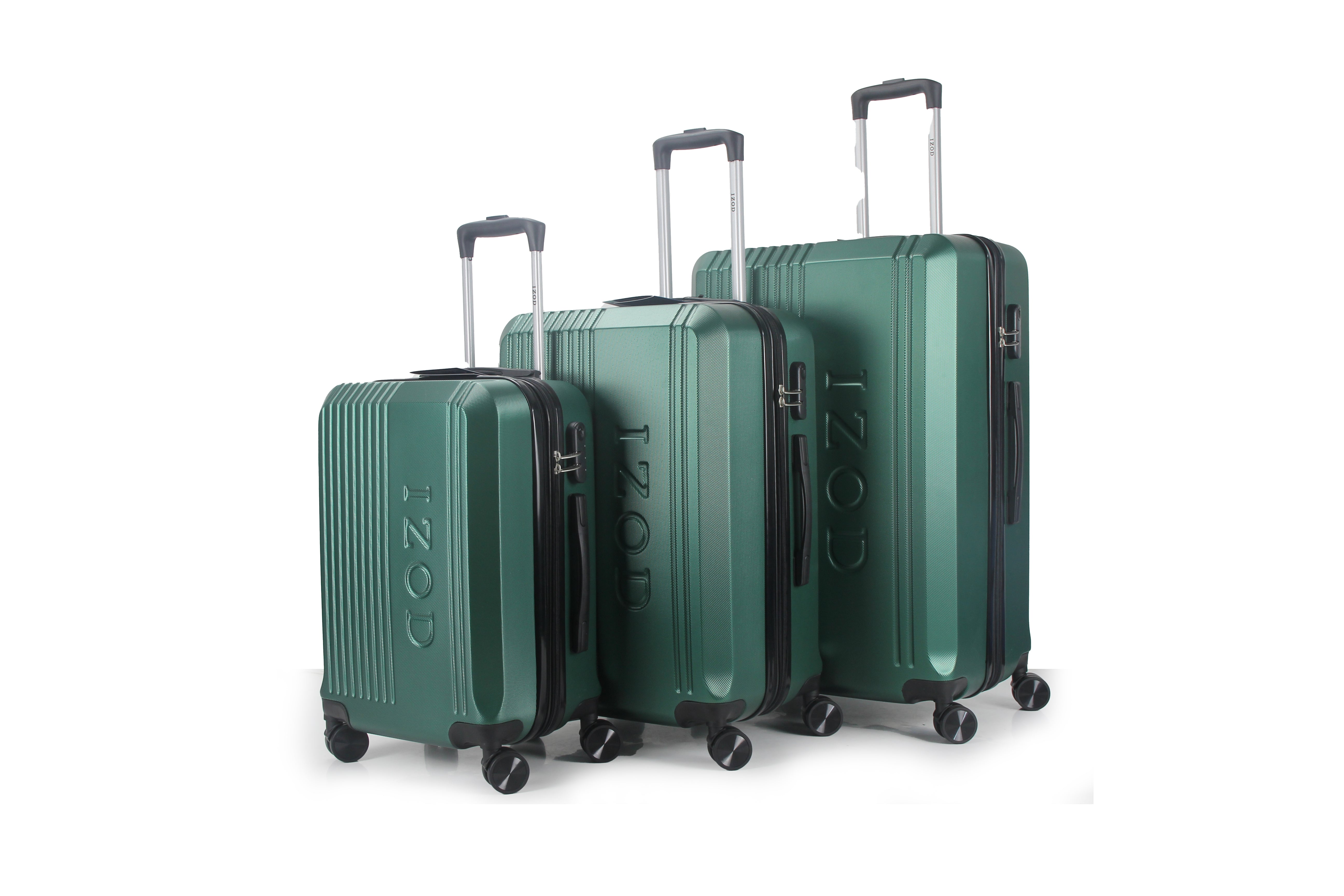 IZOD Zane Expandable ABS Hard shell Lightweight 360 Dual Spinning