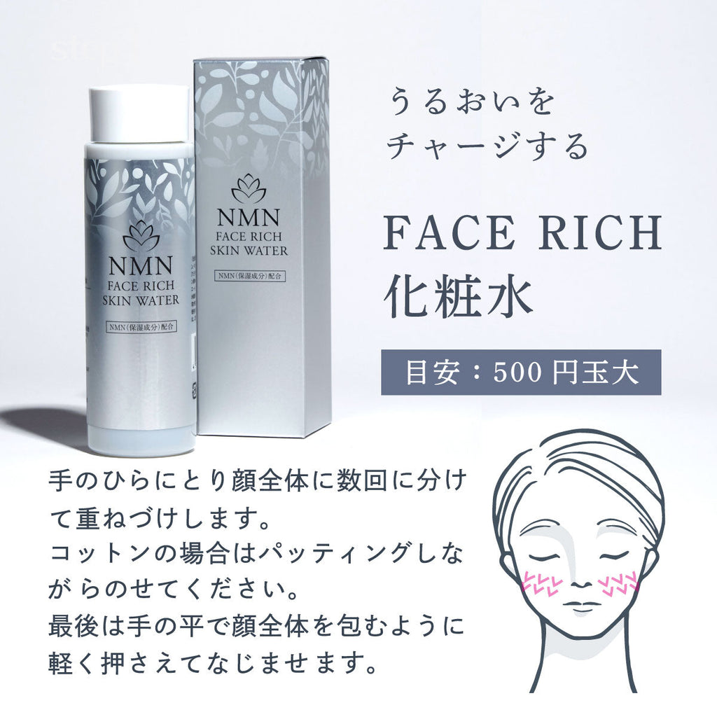 FACE RICHセット（化粧水・美容液・クリーム）NMN MIRAIDA