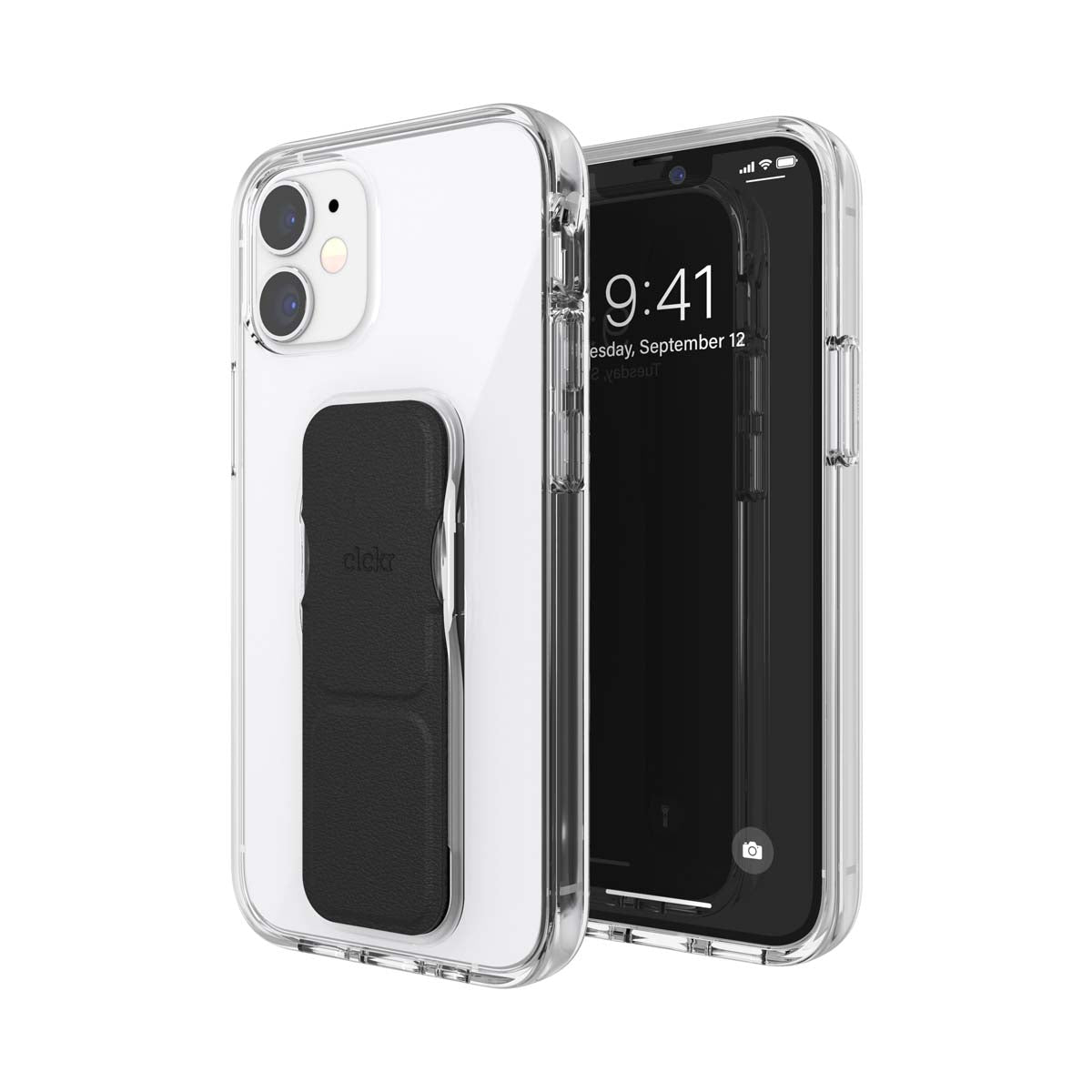 iPhone12miniケース グリップケース クリア/ブラック – MiraiSell