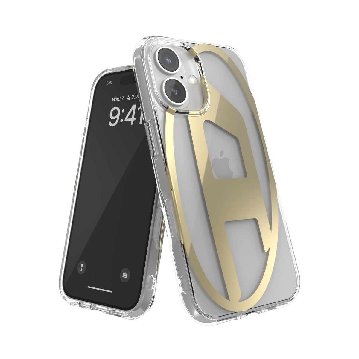 iPhone 16ケース Oval D Mirror Clear クリア/ゴールド – MiraiSell