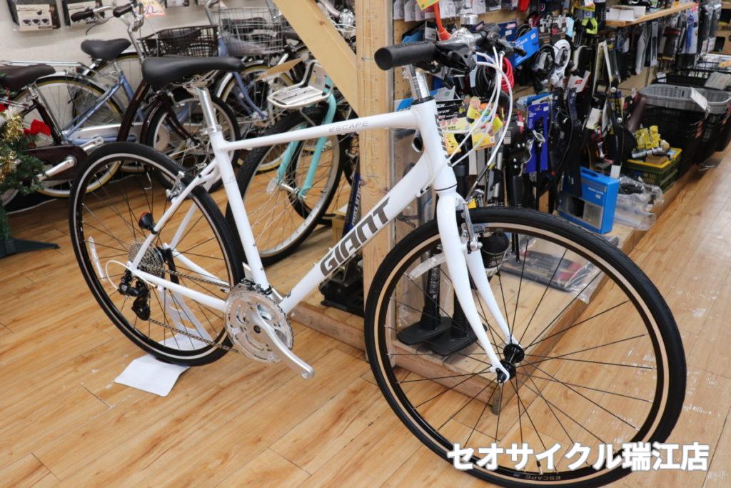 Giant ホワイト ロードバイク ESCAPE R3 エスケープ M サイコン クロス