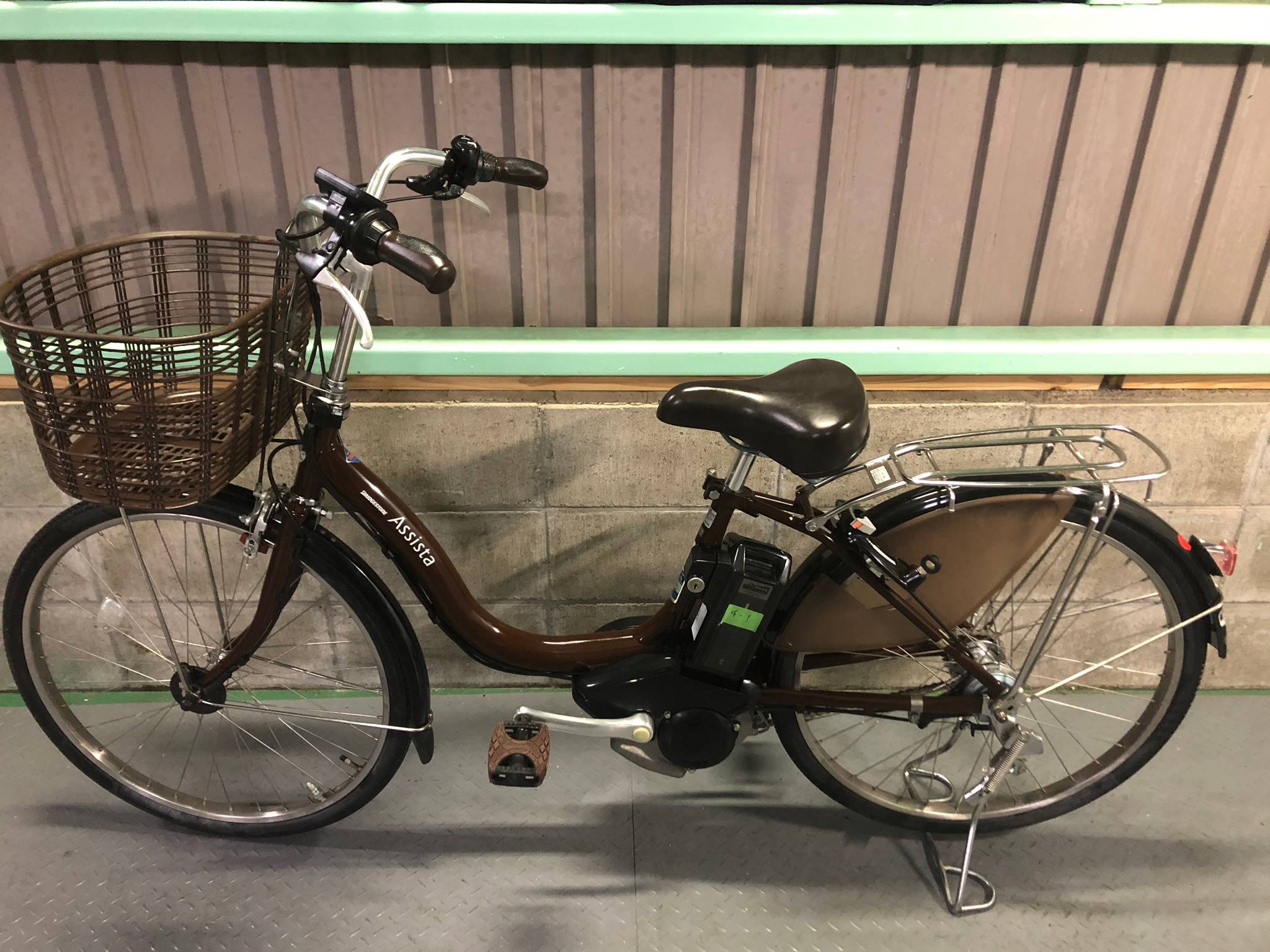 SOLD OUT】電動自転車 ブリヂストン アシスタ ブラウン 26インチ 大