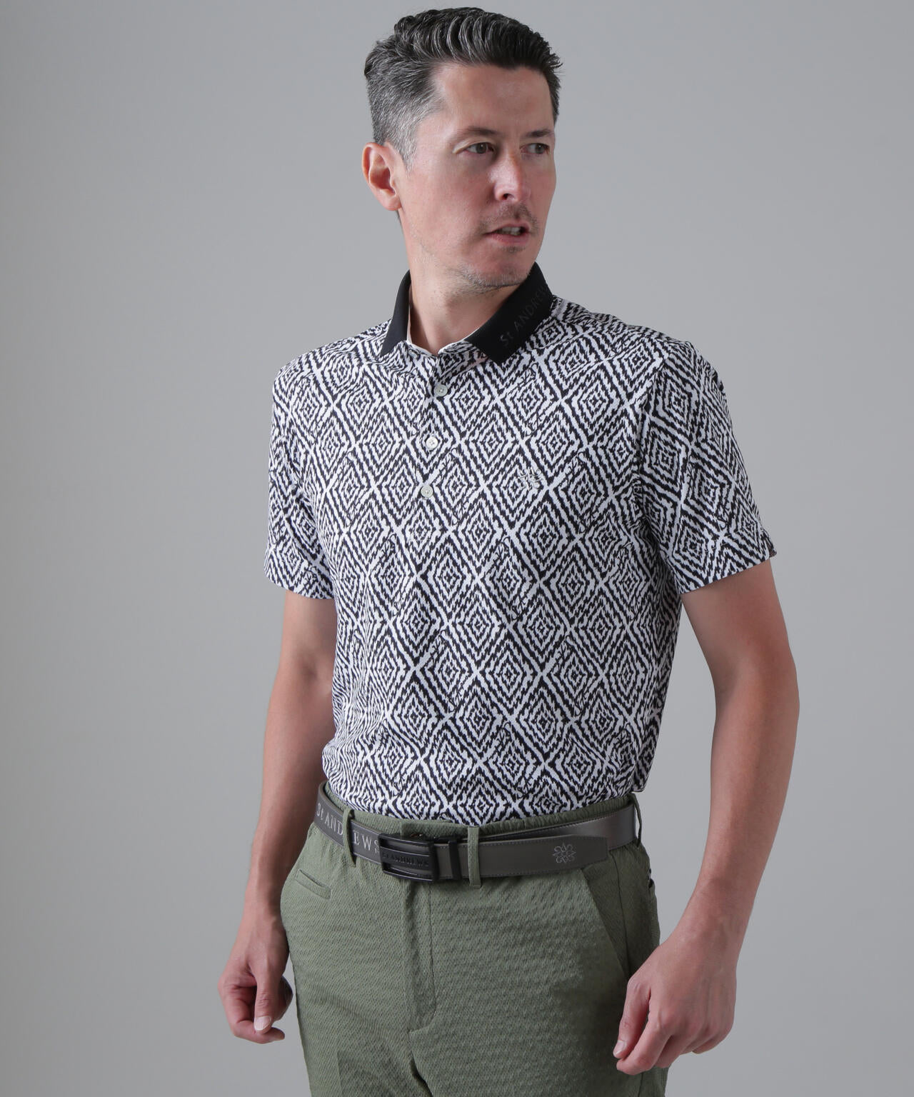 SPXダイヤプリント半袖ポロシャツ (MENS) | St ANDREWS（セント