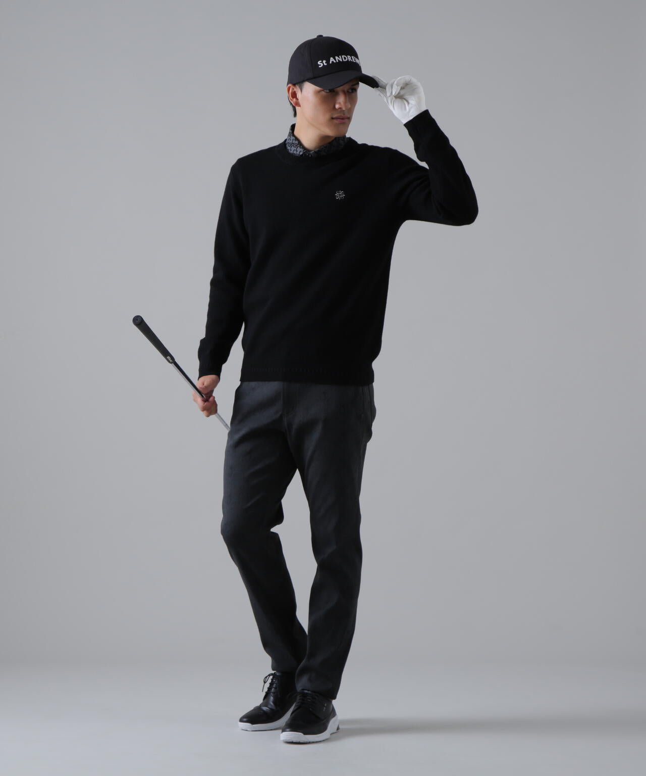 9G天竺 クルーネックニットプルオーバー (MENS) | St ANDREWS（セント