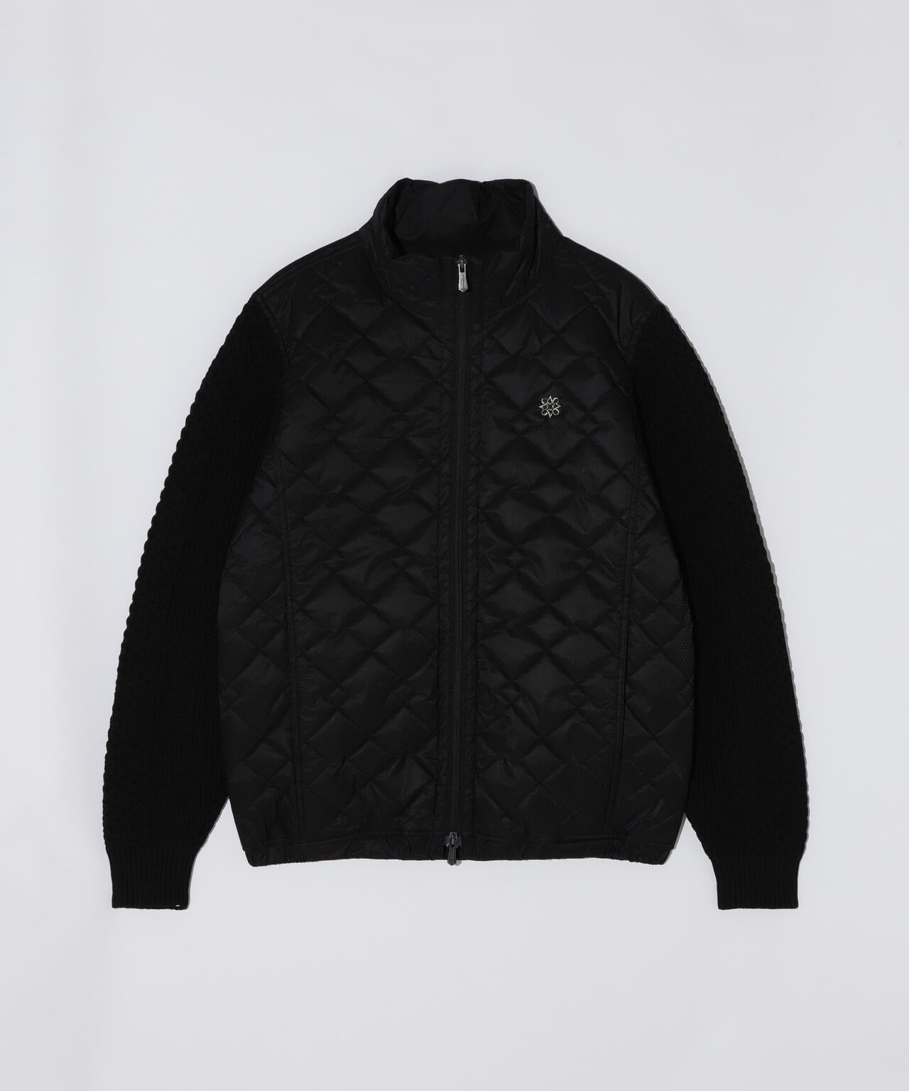 ドットストレッチキルト袖ニットブルゾン (MENS) | St ANDREWS（セント