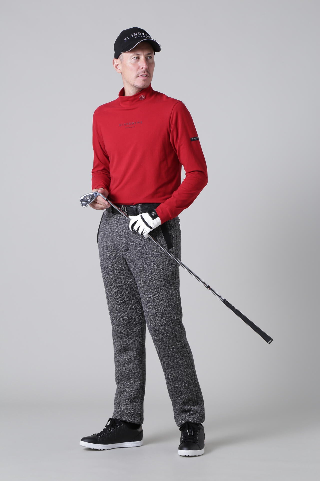 ソリストヒート ベア天竺長袖ハイネックカットソー (MENS) | St