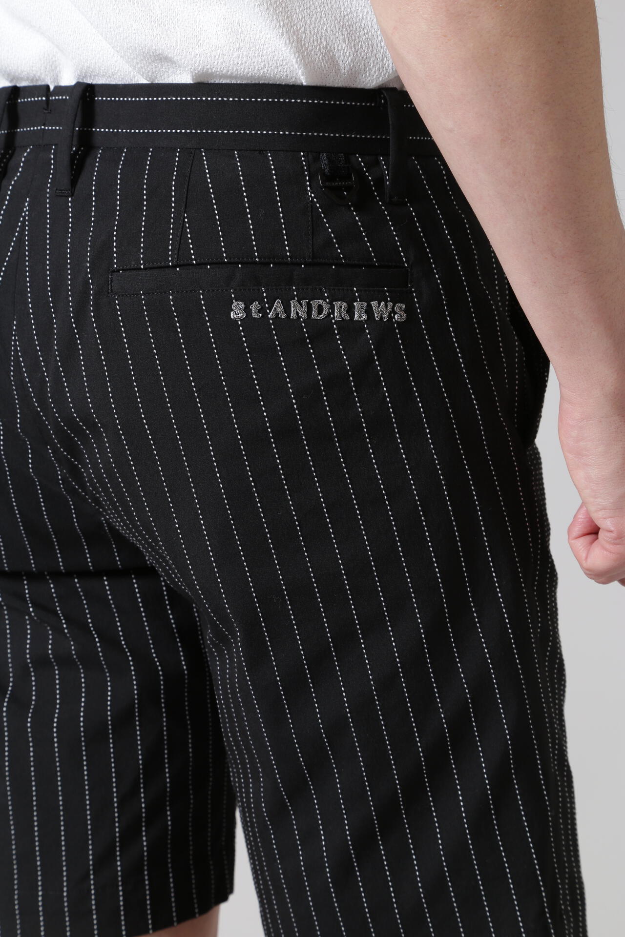 ステッチストライプショートパンツ (MENS) | St ANDREWS（セント