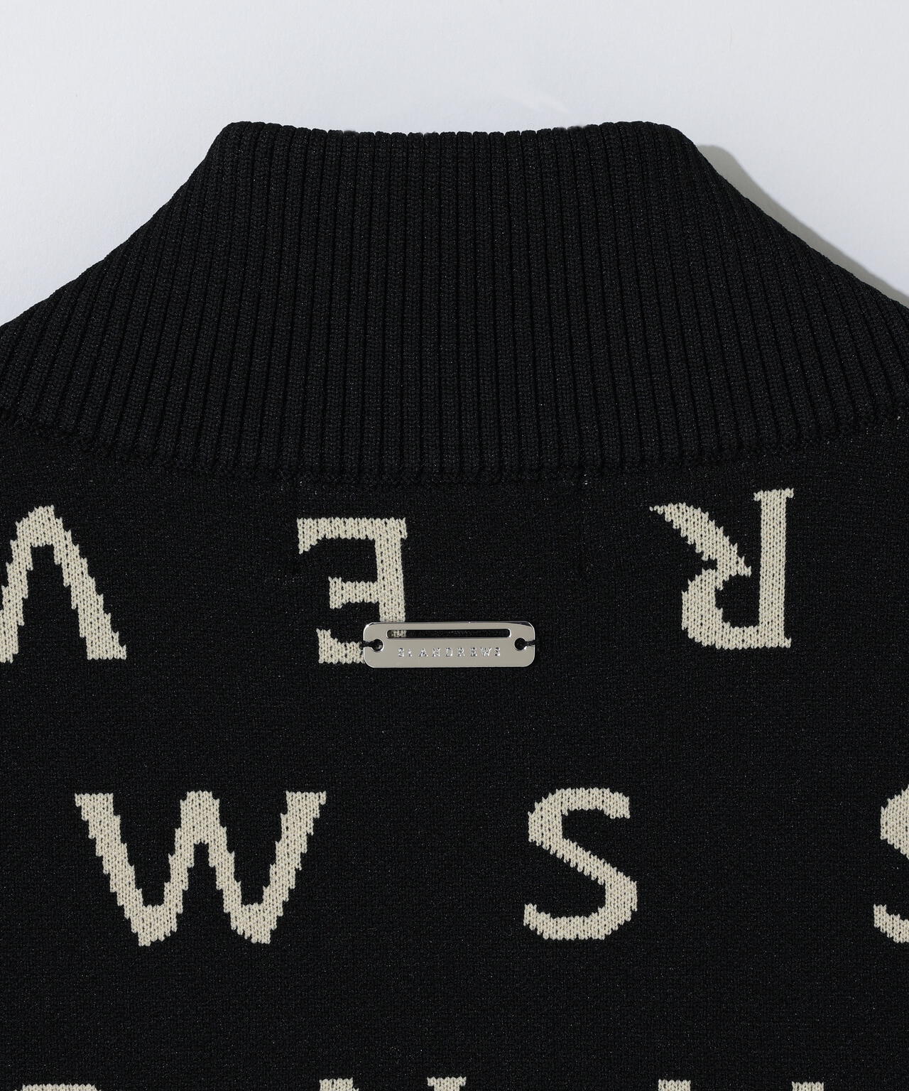 14Gロゴジャガードフルジップニット (WOMENS) | St ANDREWS（セント