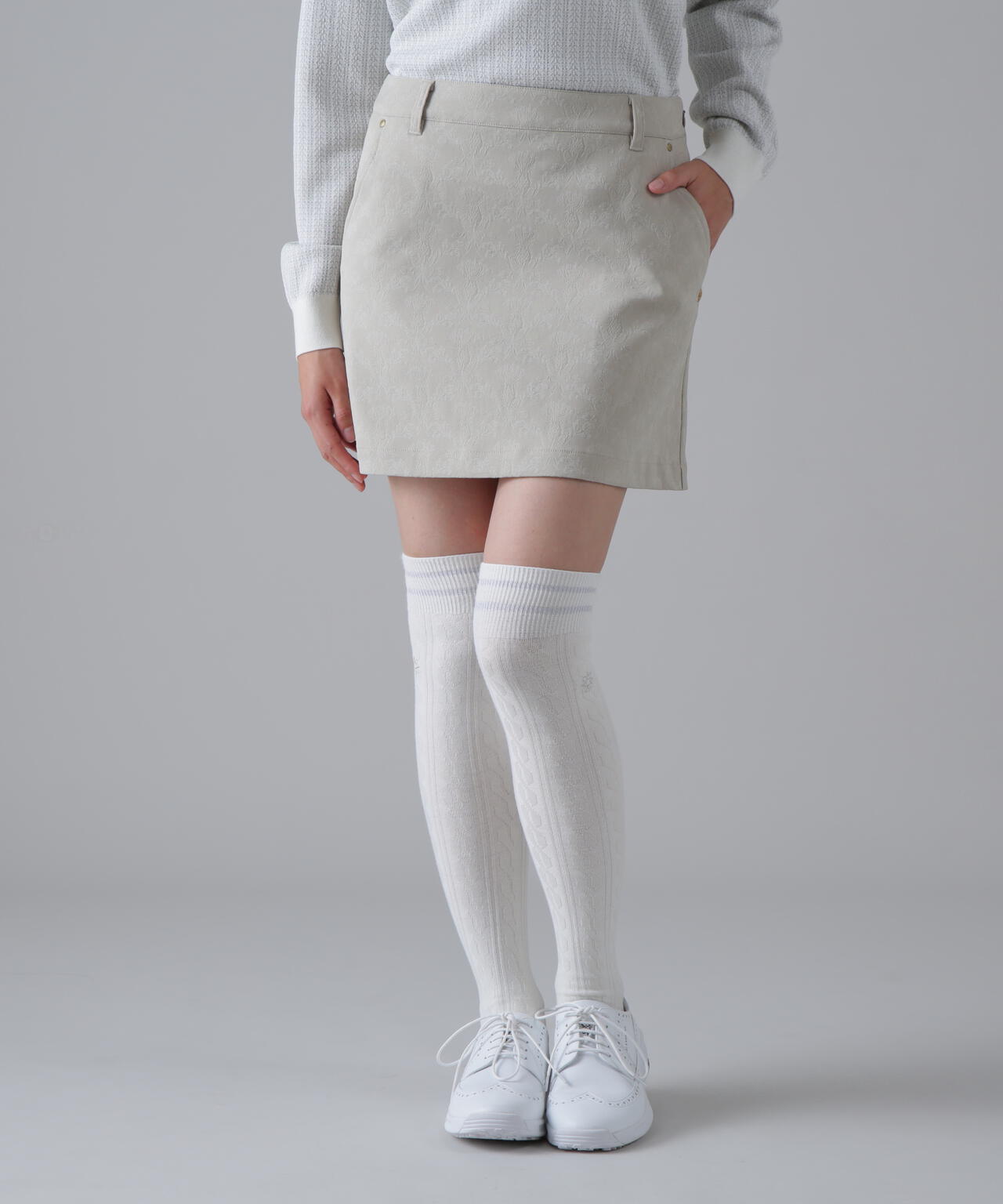 新品未使用】St ANDREWS クロッシングロゴジャガードスカート