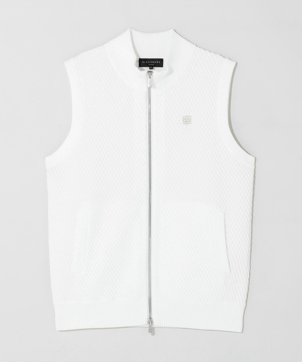 ジップアップニットベスト (WOMENS) | St ANDREWS（セント