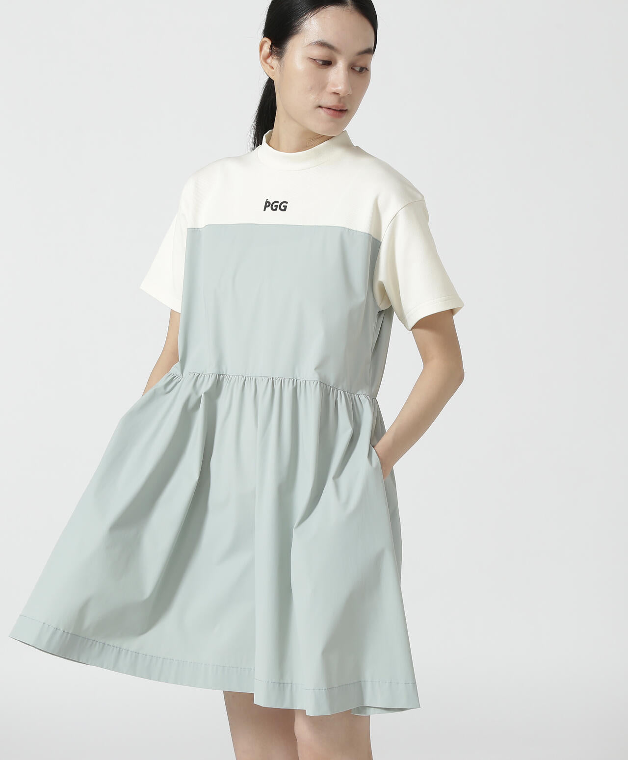 ☆美品☆ PGG PEARLY GATES レディース ワンピース グレー 【公式通販】