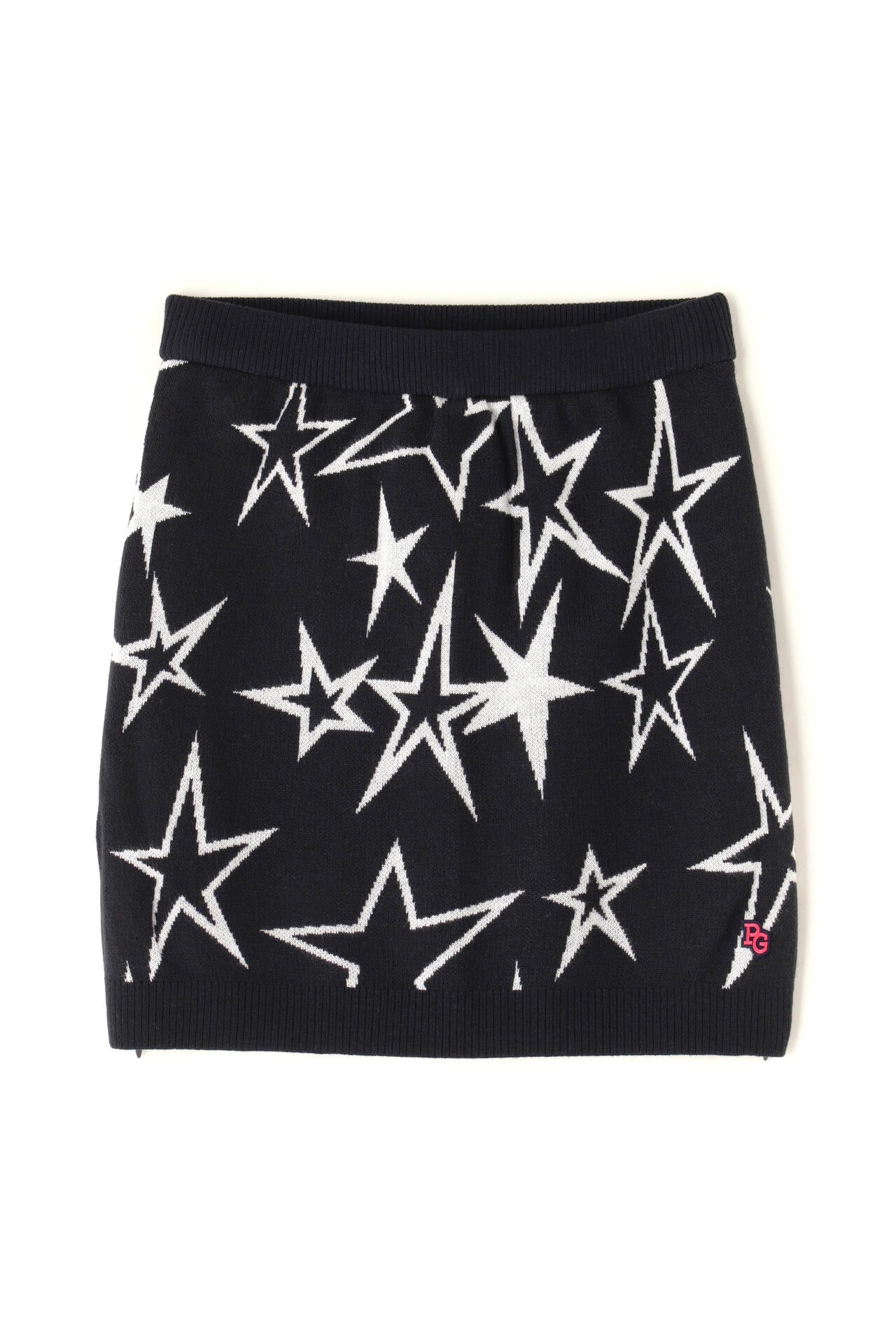 パーリゲイツ星柄ニットスカート パーリーゲイツ＊星ニットスカート
