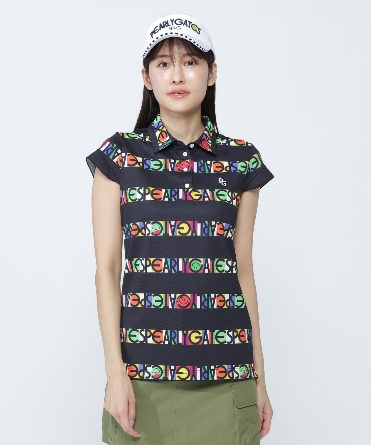 ビオニコシールボーダー半袖ポロシャツ | PEARLY GATES（パーリー