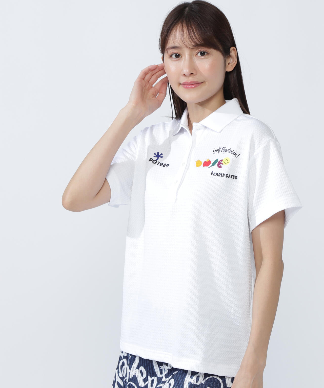 Pe格子サッカー半袖ポロシャツ ＜Relaxシリーズ＞ | PEARLY GATES