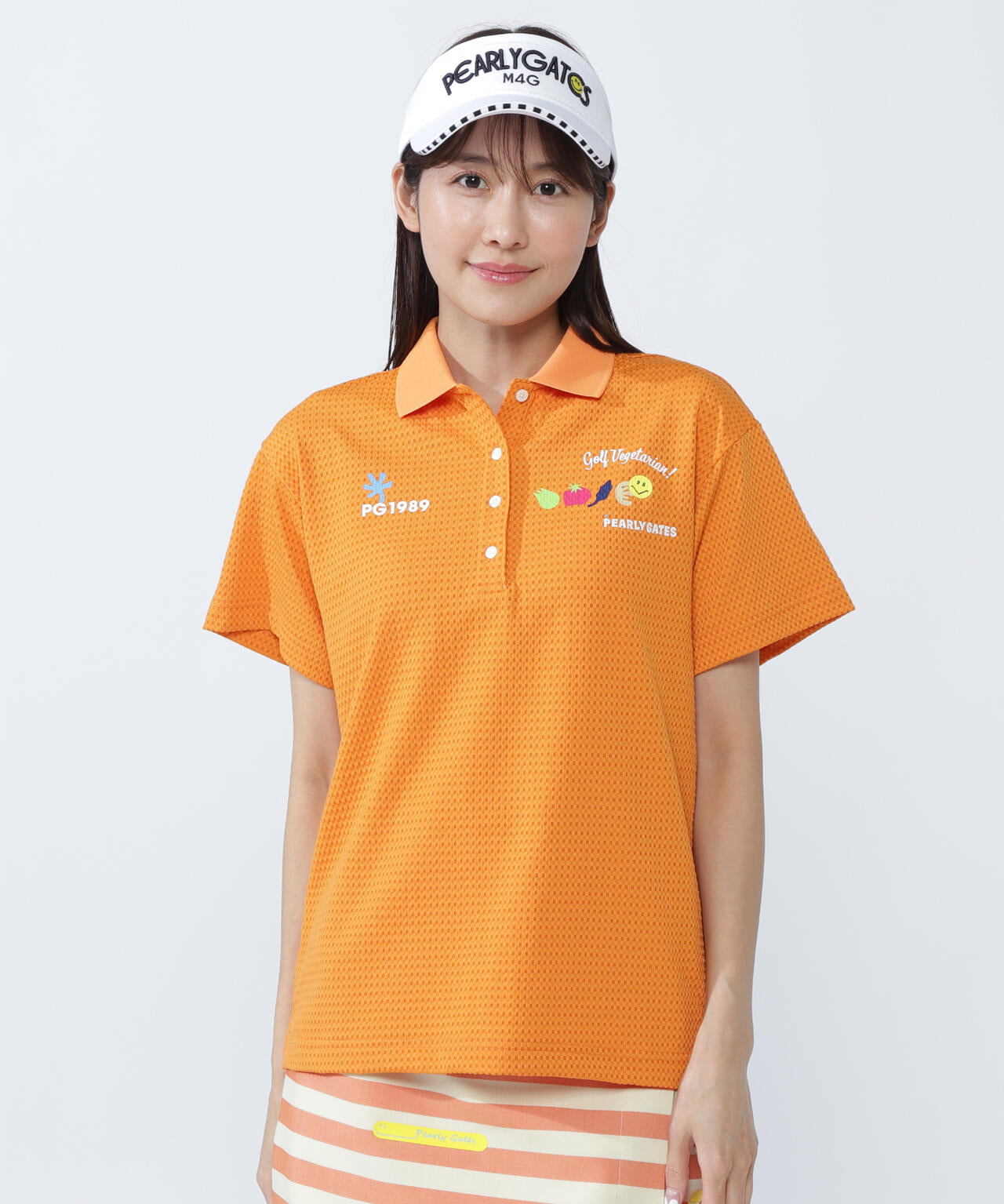 Pe格子サッカー半袖ポロシャツ ＜Relaxシリーズ＞ | PEARLY GATES