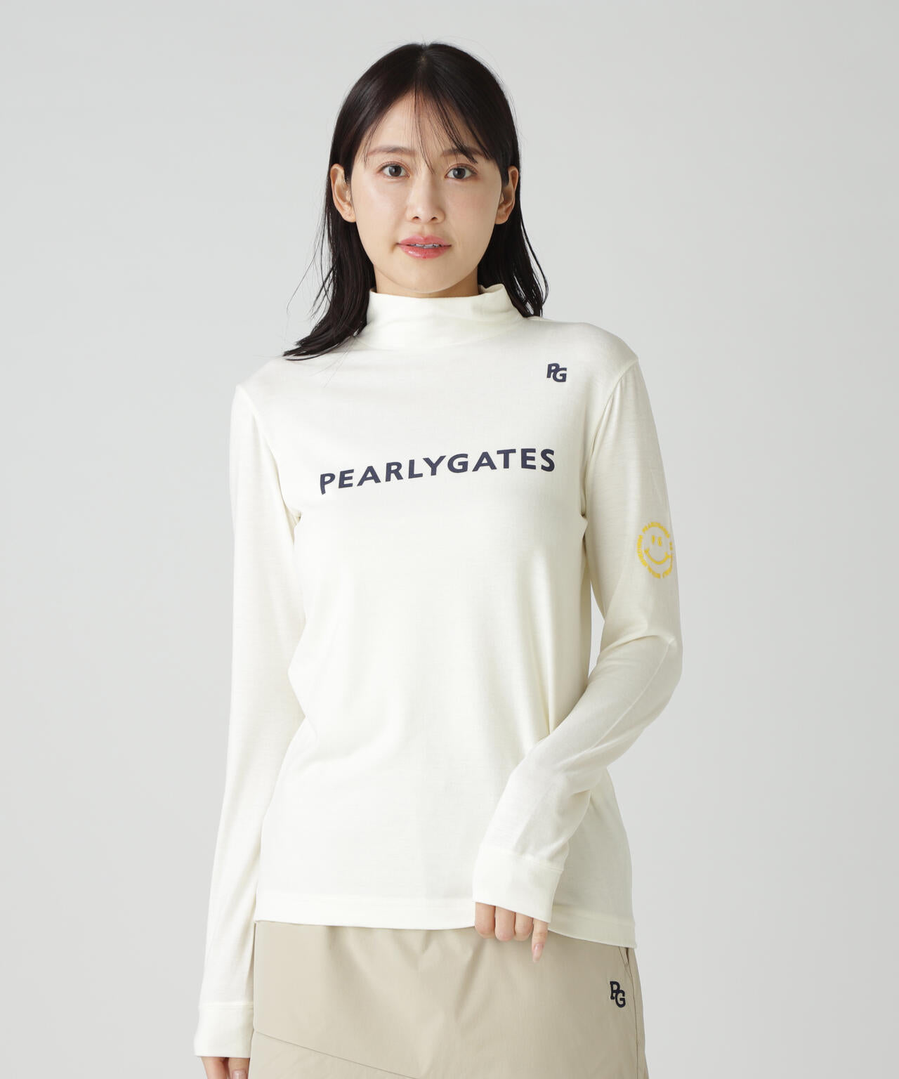 PGisPGラグウォームプレミア長袖ハイネックカットソー | PEARLY GATES