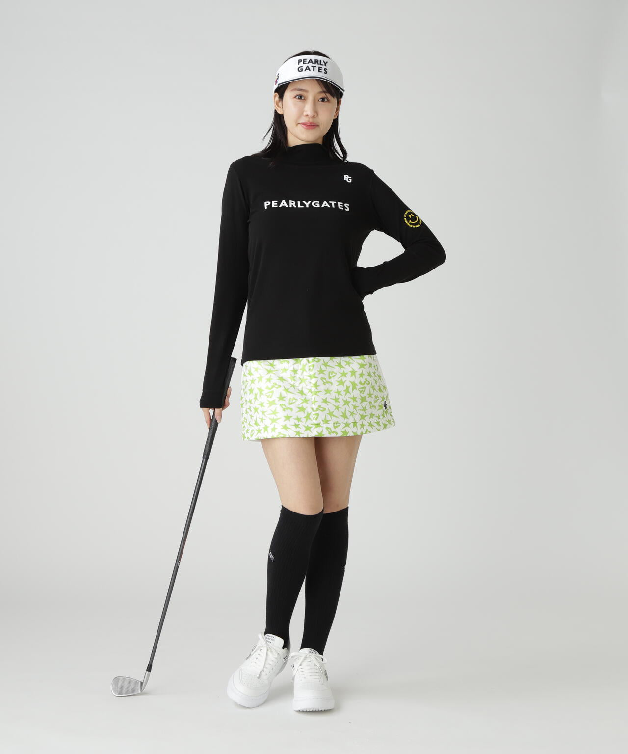 PGisPGラグウォームプレミア長袖ハイネックカットソー | PEARLY GATES