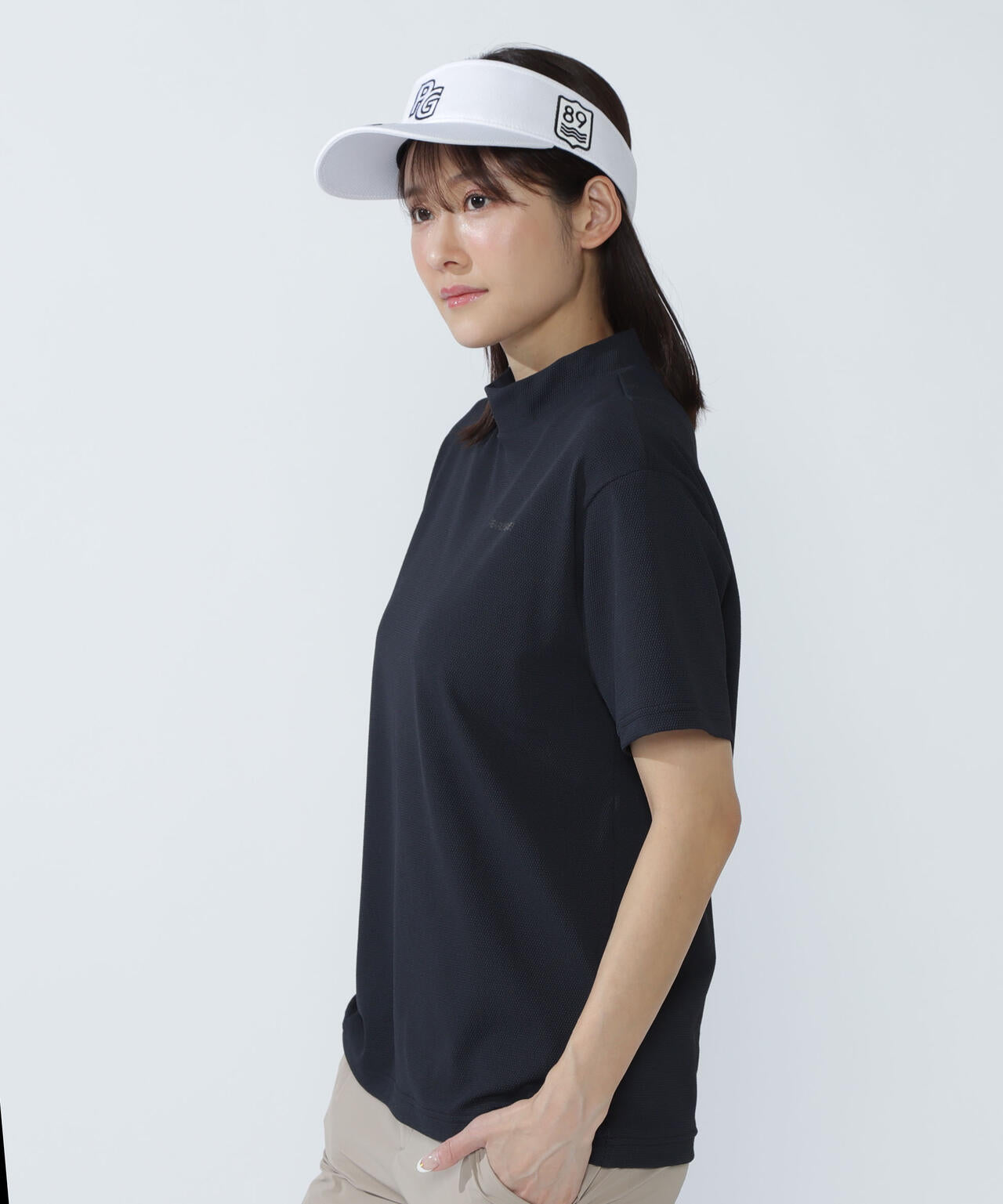 ビュークール半袖ハイネックカットソー | PEARLY GATES（パーリー