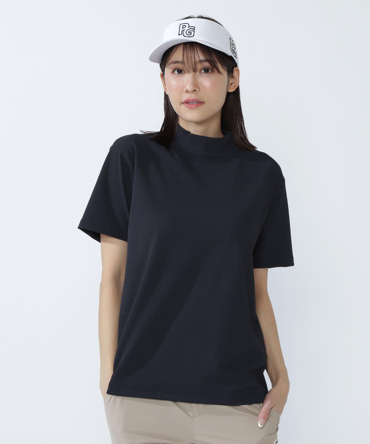 ビュークール半袖ハイネックカットソー | PEARLY GATES（パーリー