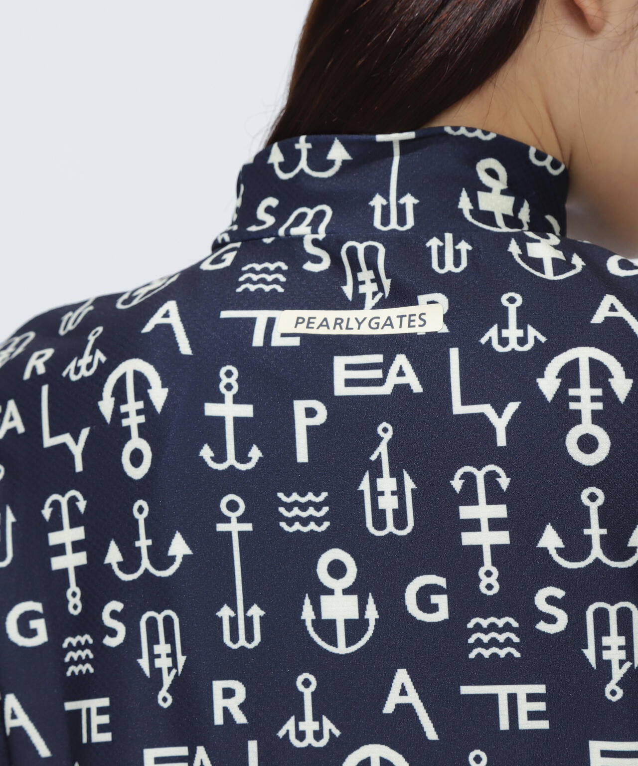 極美品】22年 PGG ピージージー パーリーゲイツ モックネックシャツ