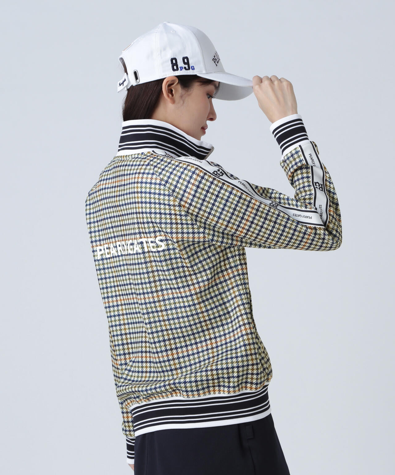 Peストレッチメッシュフルジップジャケット ＜ガンクラブチェック柄