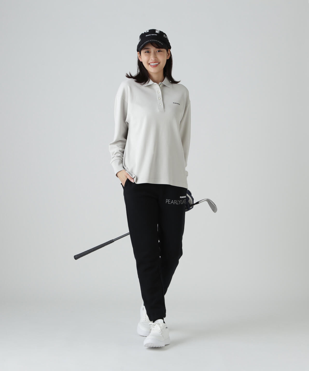 ジグザグ裏毛ジャガードジョガーパンツ | PEARLY GATES（パーリー