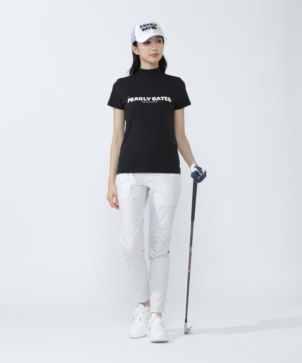 ロゴ組織柄プリントパンツ | PEARLY GATES（パーリーゲイツ） ｜【公式