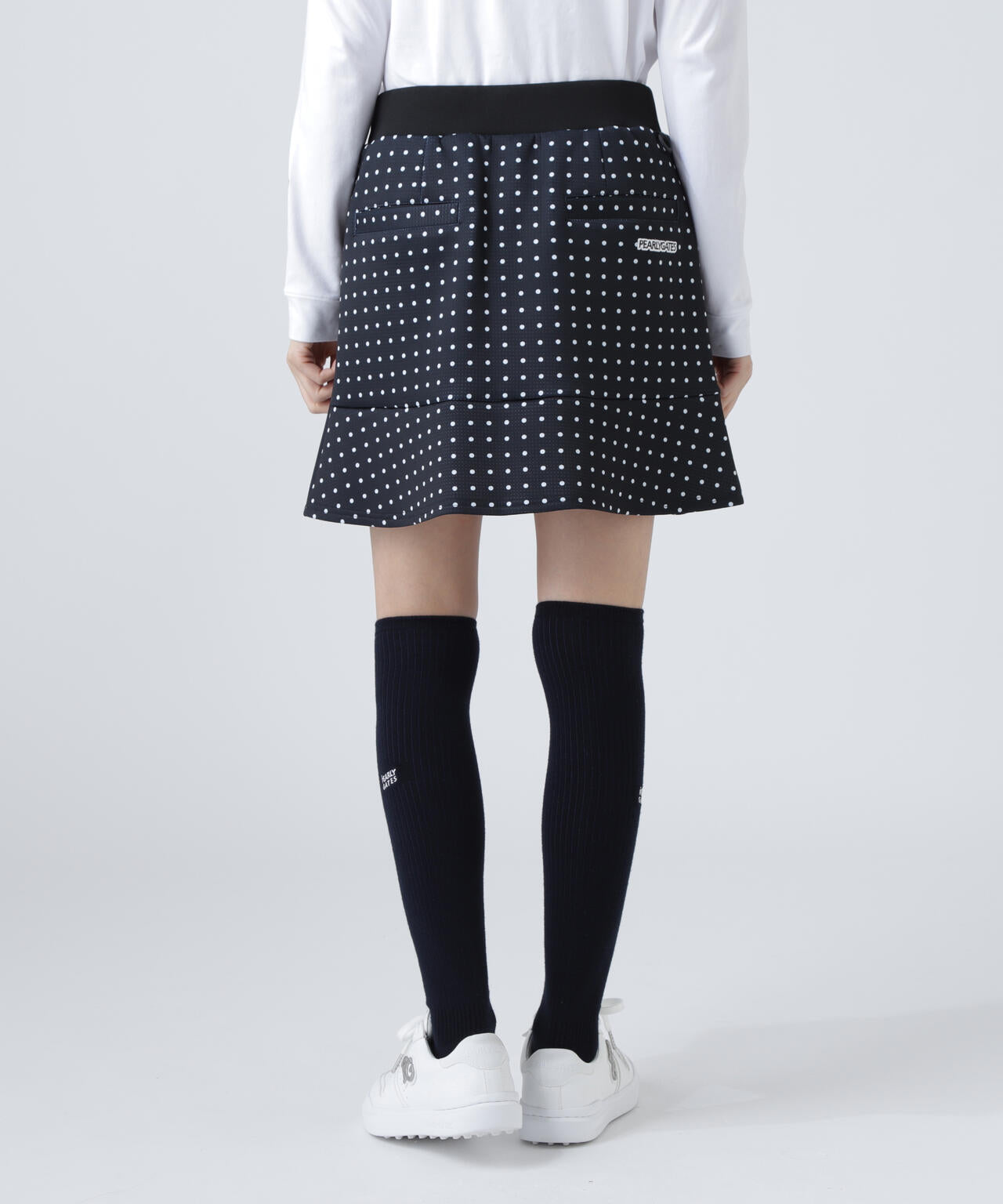 ダブルフェイススカート ＜ミニドット柄＞ | PEARLY GATES（パーリー
