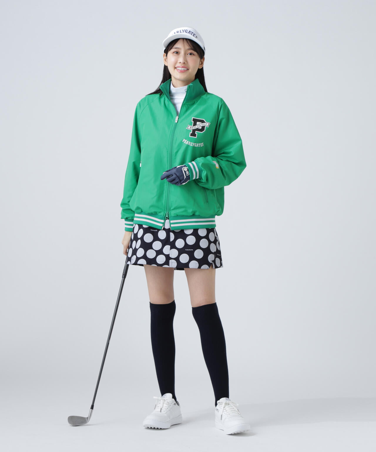 C/Peストレッチドビーツイルスカート ＜ランダムドット柄＞ | PEARLY