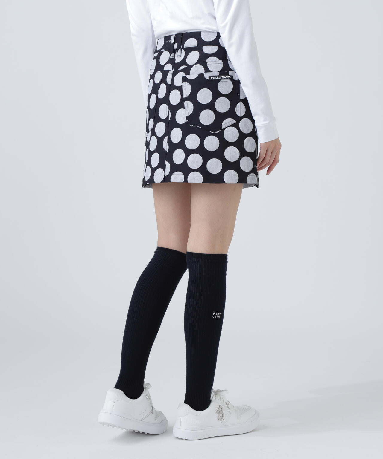 C/Peストレッチドビーツイルスカート ＜ランダムドット柄＞ | PEARLY