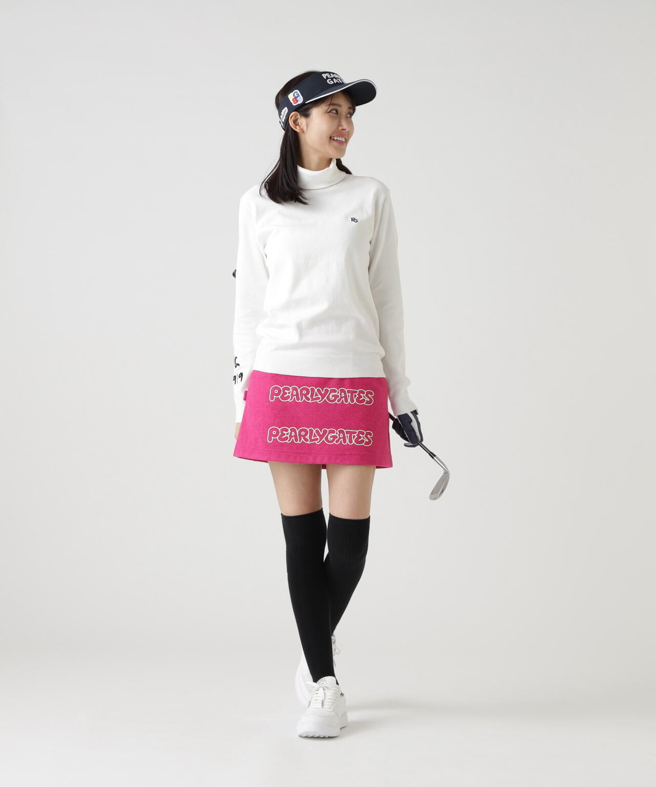 カシミヤタッチタートルネックニットプルオーバー | PEARLY GATES