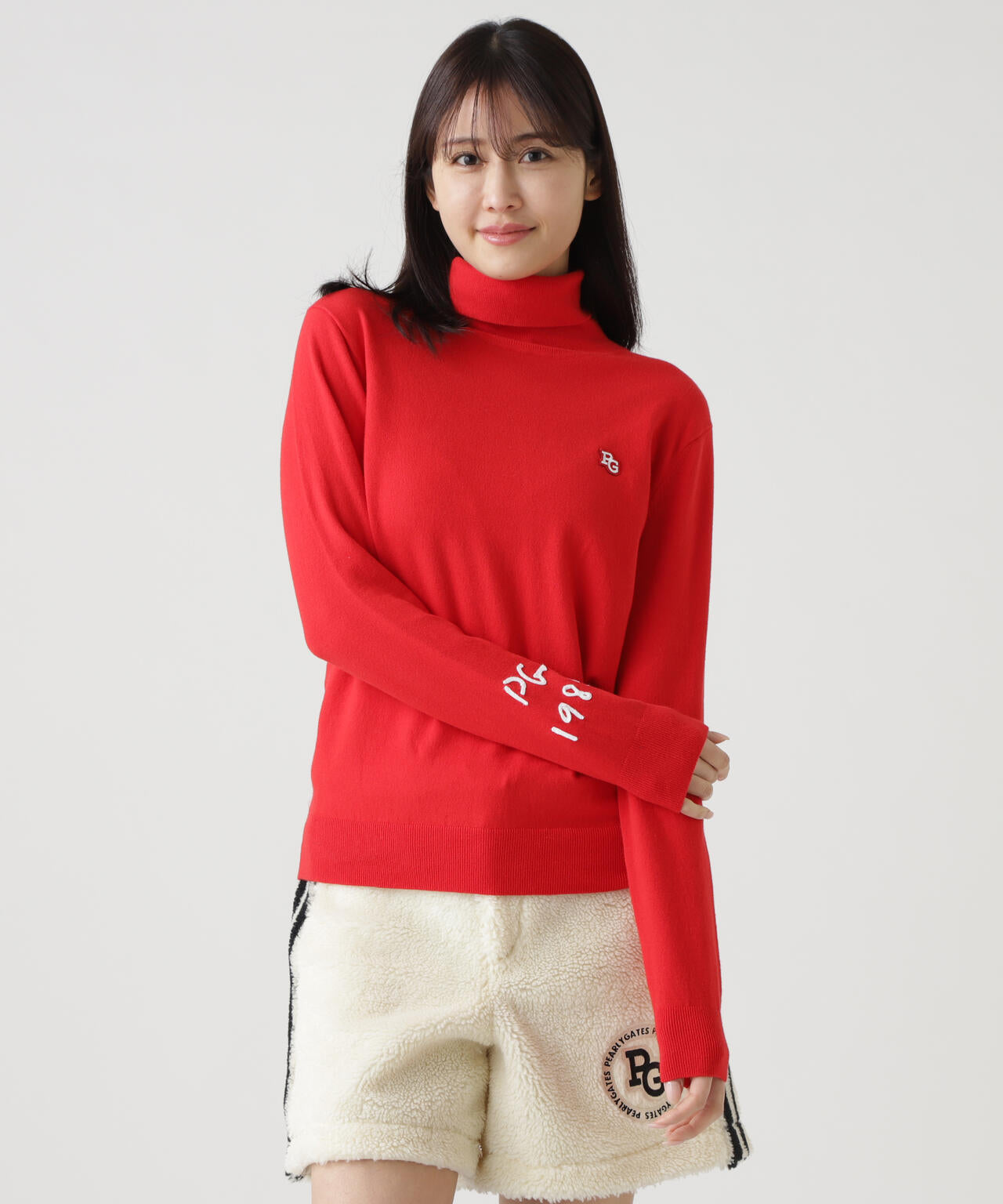 カシミヤタッチタートルネックニットプルオーバー | PEARLY GATES