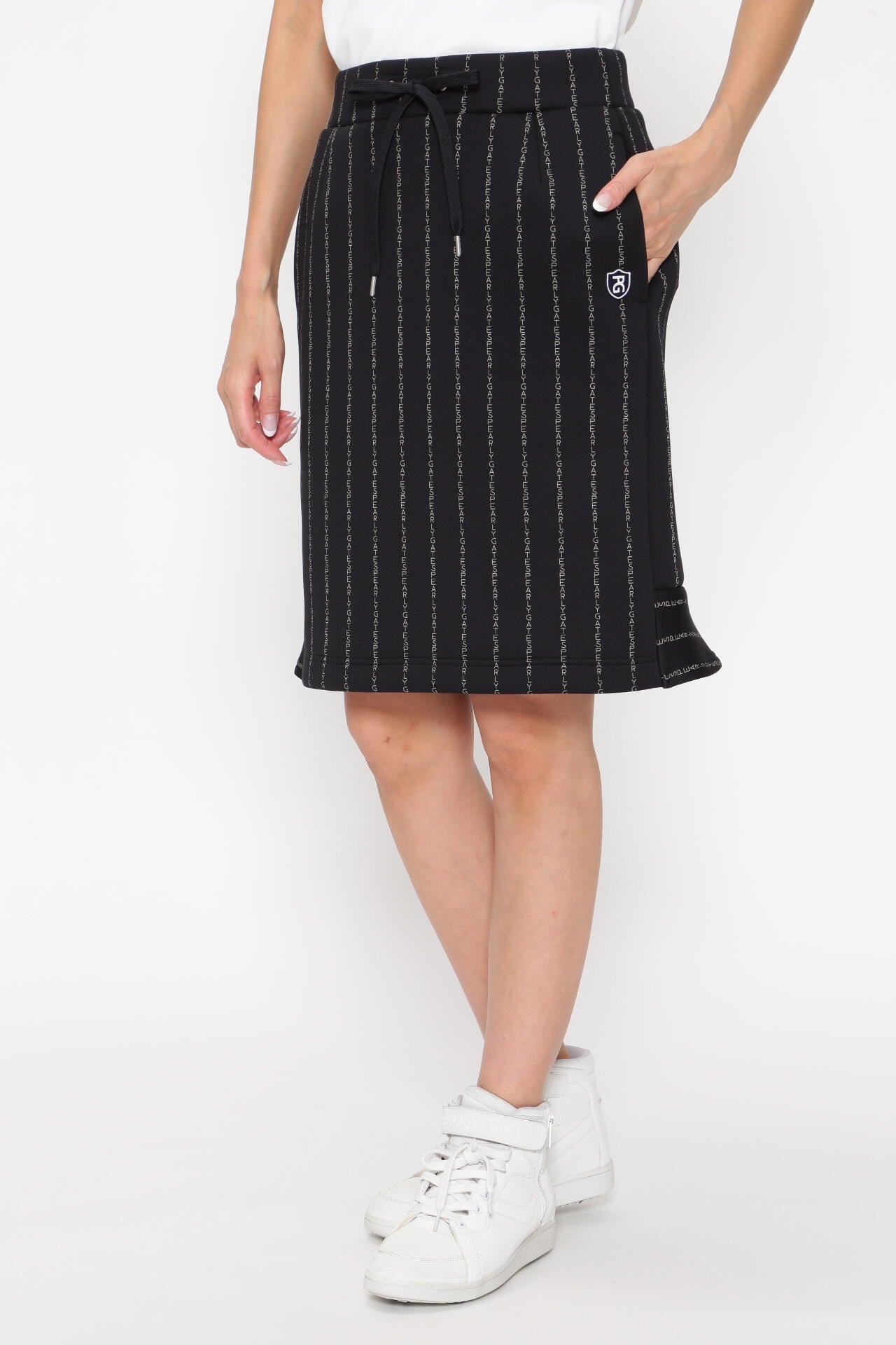 ダンボールニット スカート ＜PGロゴストライプ＞ | PEARLY GATES