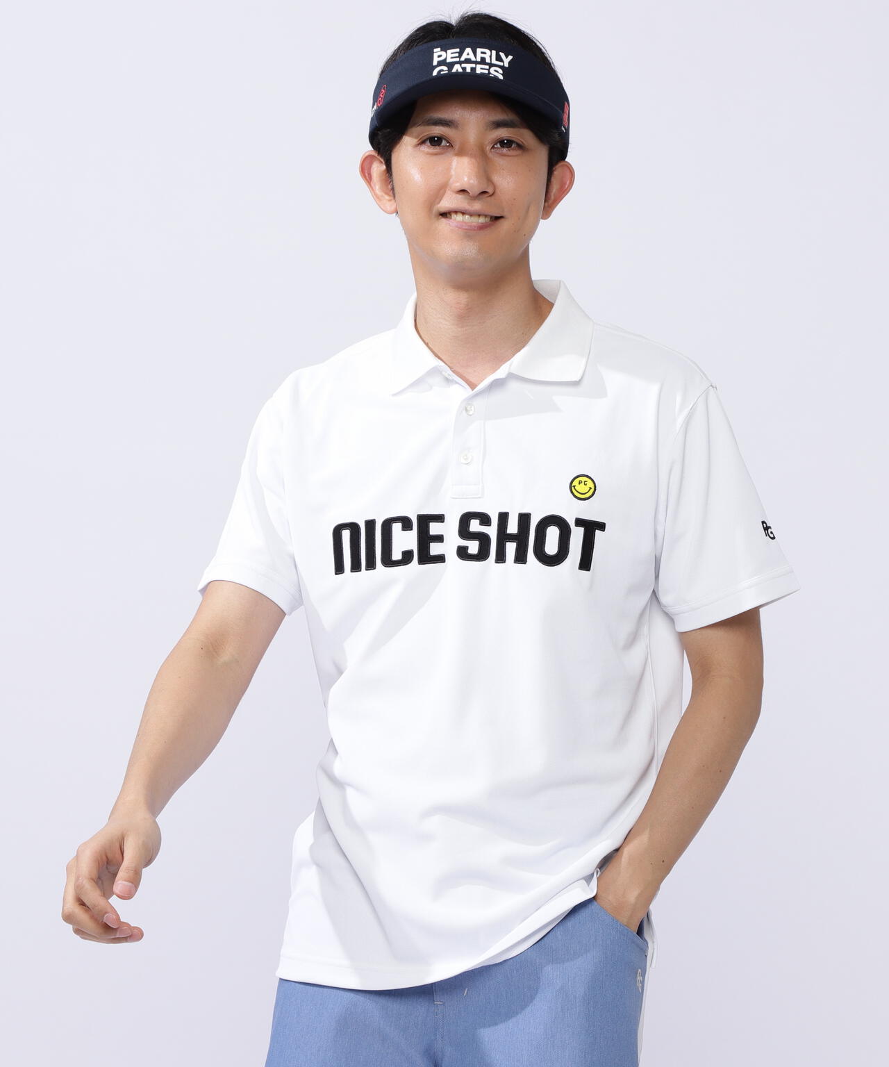 ポリエステルメッシュ半袖ポロシャツ | PEARLY GATES（パーリーゲイツ