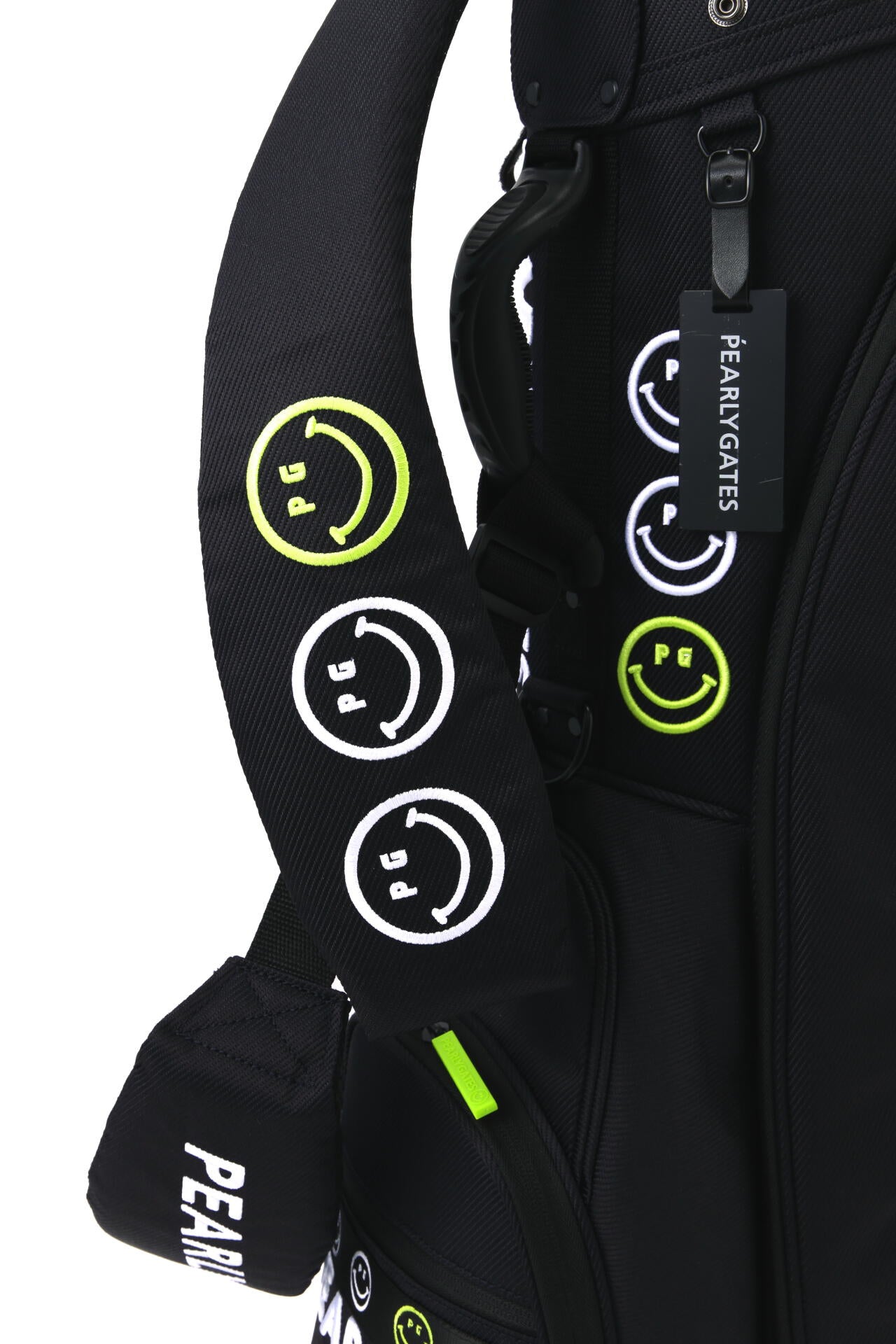 PEARLY GATES バナナPG SMILE柄軽量キャディバッグ (9型) PEARLY GATES