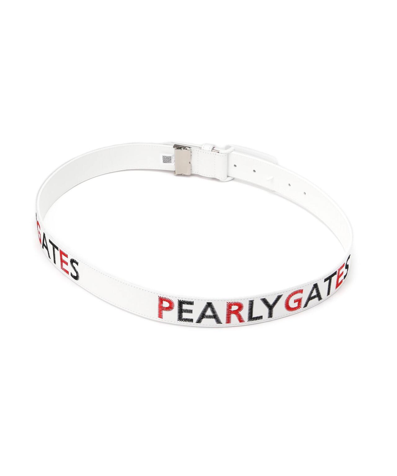 ステッチワークロゴレザーベルト (MENS) | PEARLY GATES（パーリー