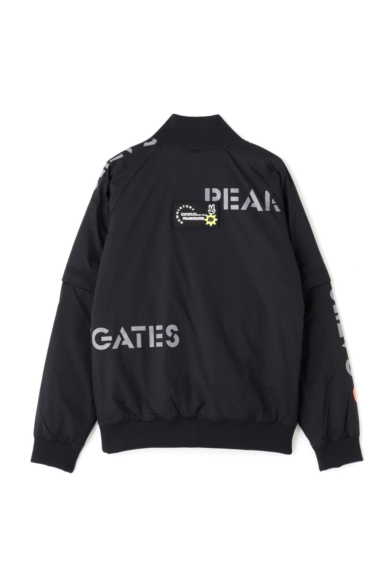 カシミヤ フルジップアップ ニットブルゾン 4 M ネイビー パーリー