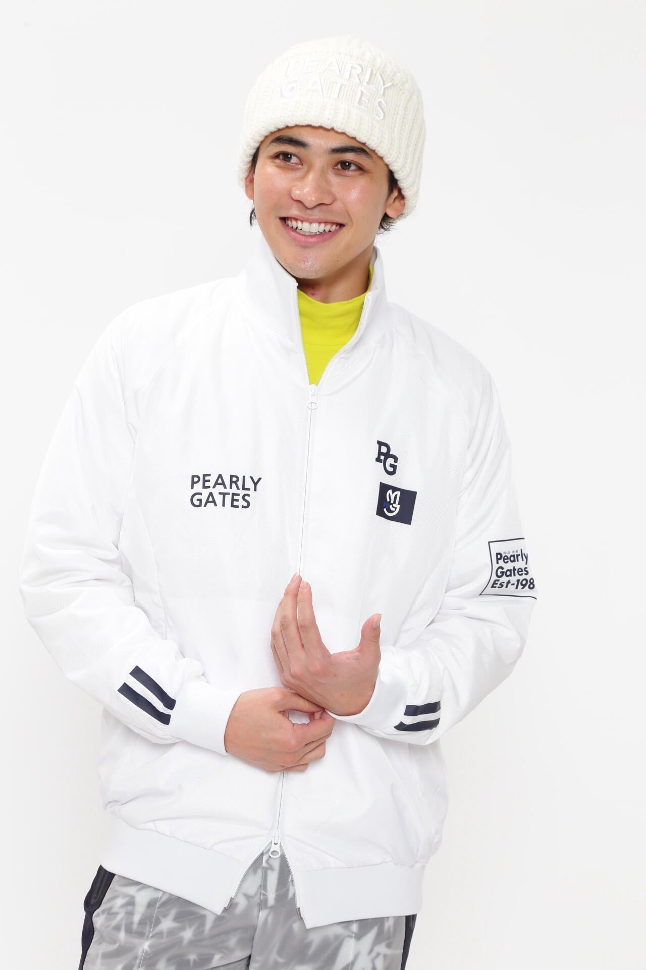 試着のみ！PEARLY GATES リバーシブル中綿ブルゾン サイズ6 試着のみ