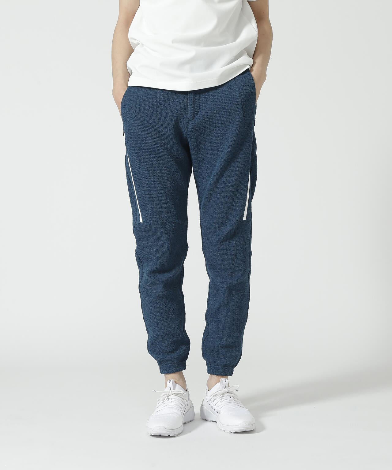 パーリーゲイツ パンツ 3 S〜M相当 裏起毛 暖パン グレー ストレッチ