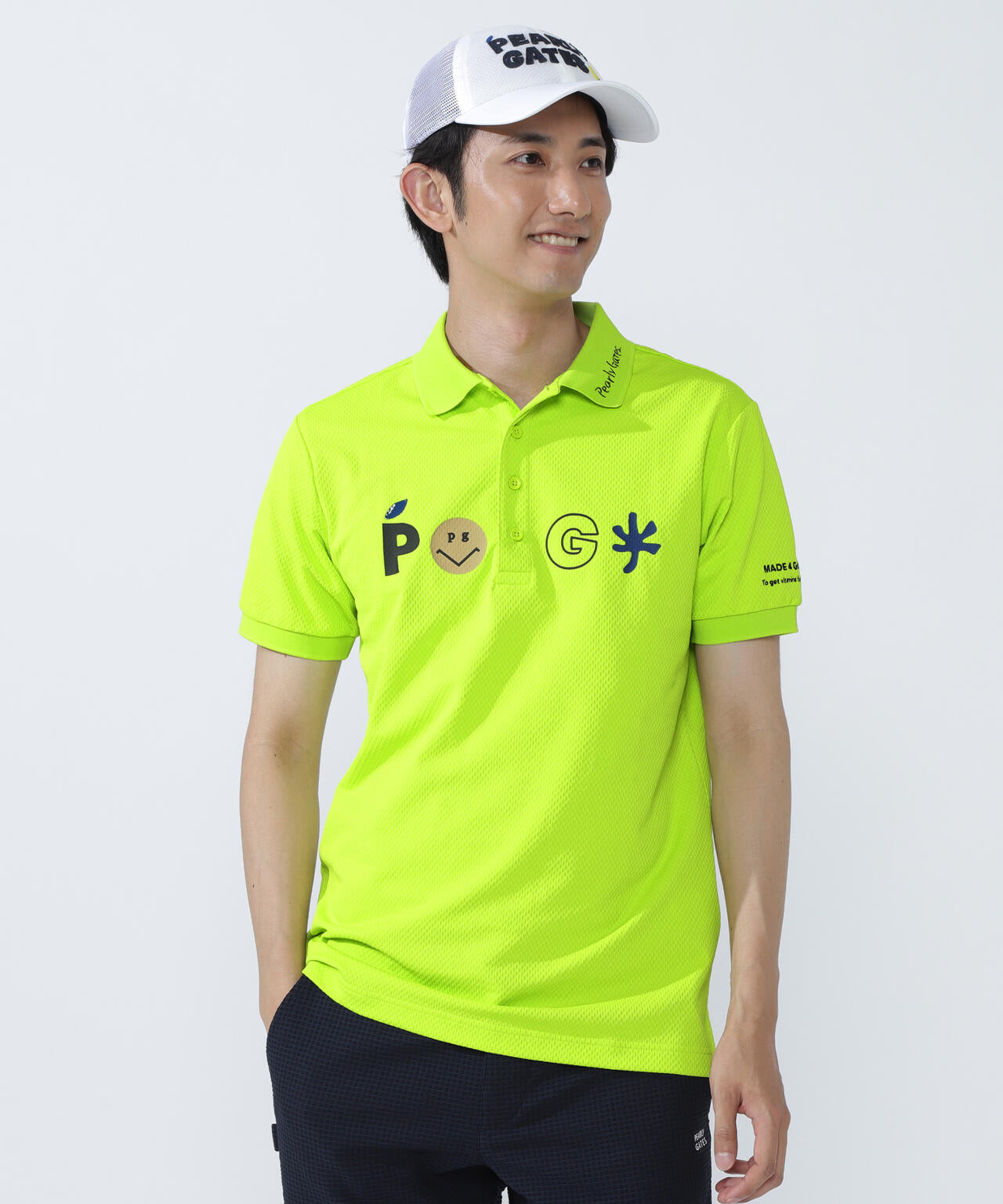 サッカーチェック半袖ポロシャツ | PEARLY GATES（パーリーゲイツ