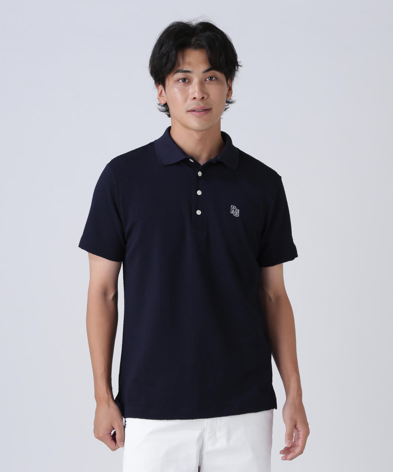 サッカーストライプ半袖ポロシャツ | PEARLY GATES（パーリーゲイツ