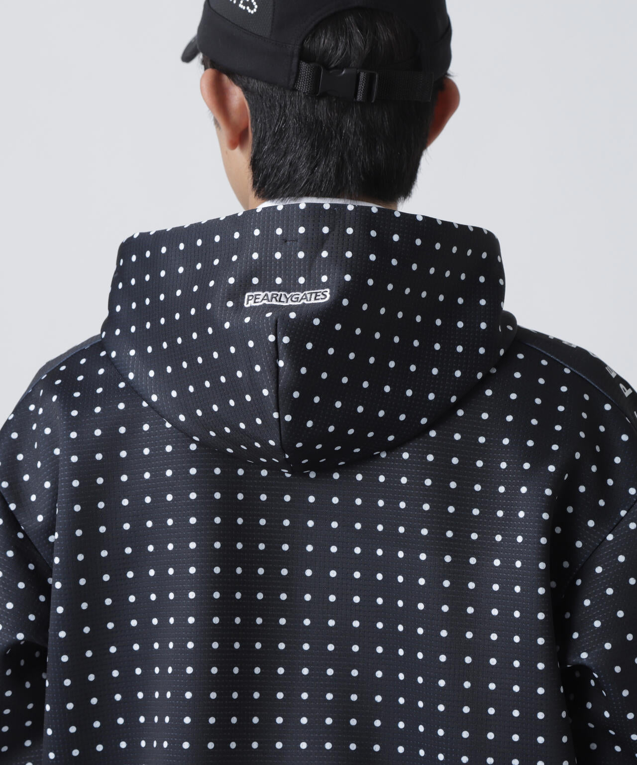 ダブルフェイス フルジップフーディ ＜ミニドット柄＞ | PEARLY GATES