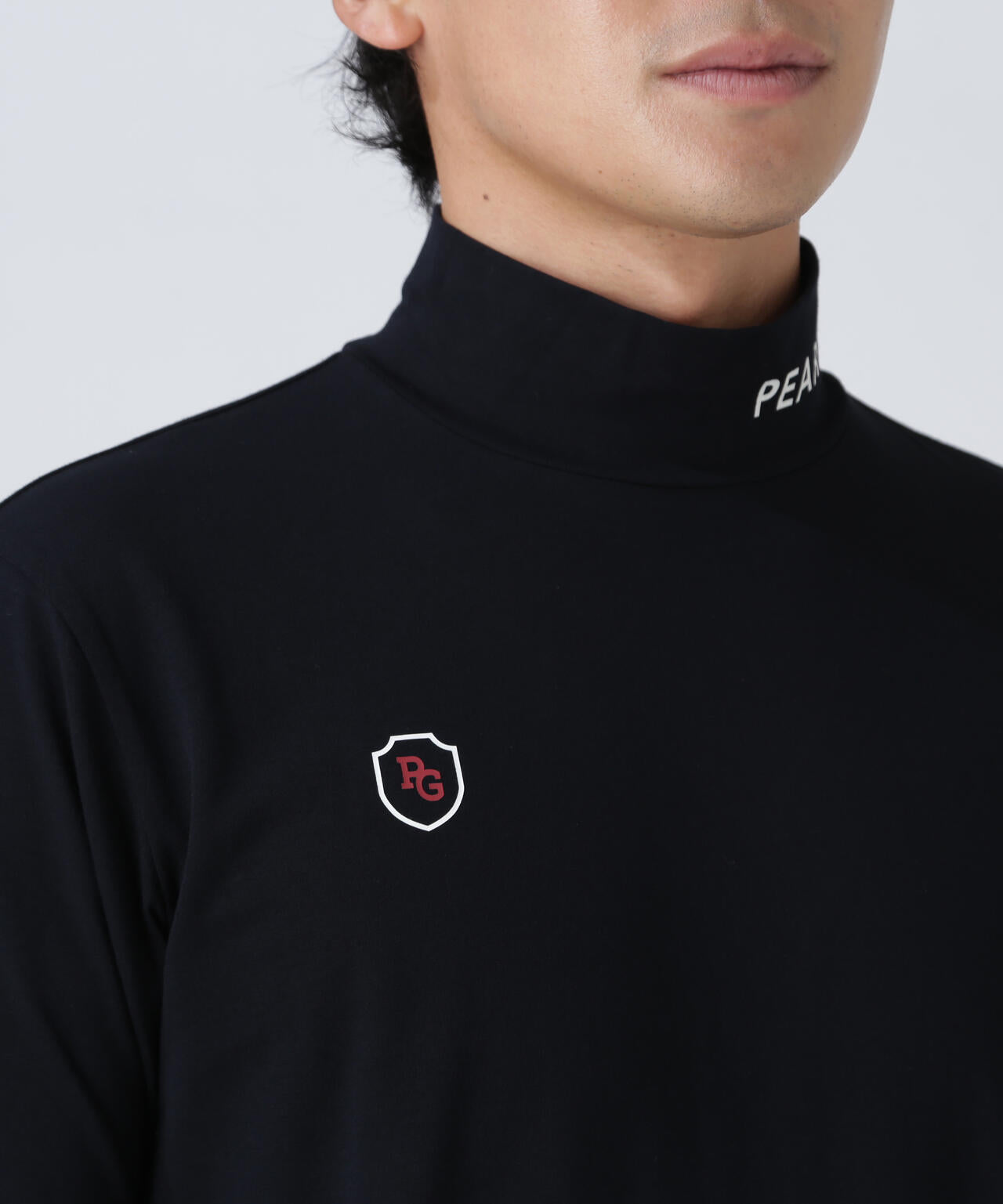 綿ベア天竺長袖ハイネックカットソー | PEARLY GATES（パーリーゲイツ