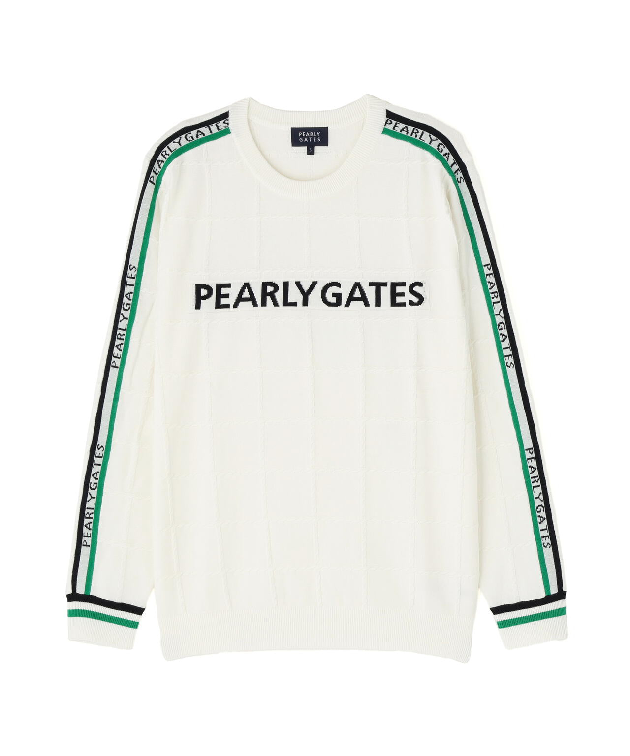 12G地柄クルーネックニットプルオーバー | PEARLY GATES（パーリー