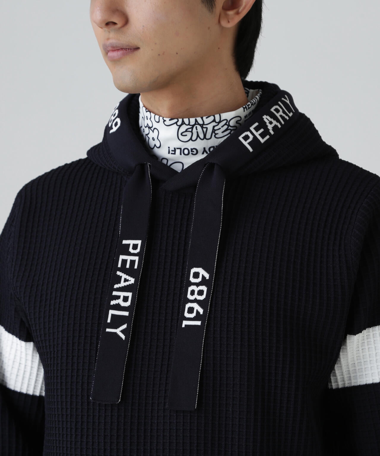 12Gダブルジャガードフーディニットプルオーバー | PEARLY GATES