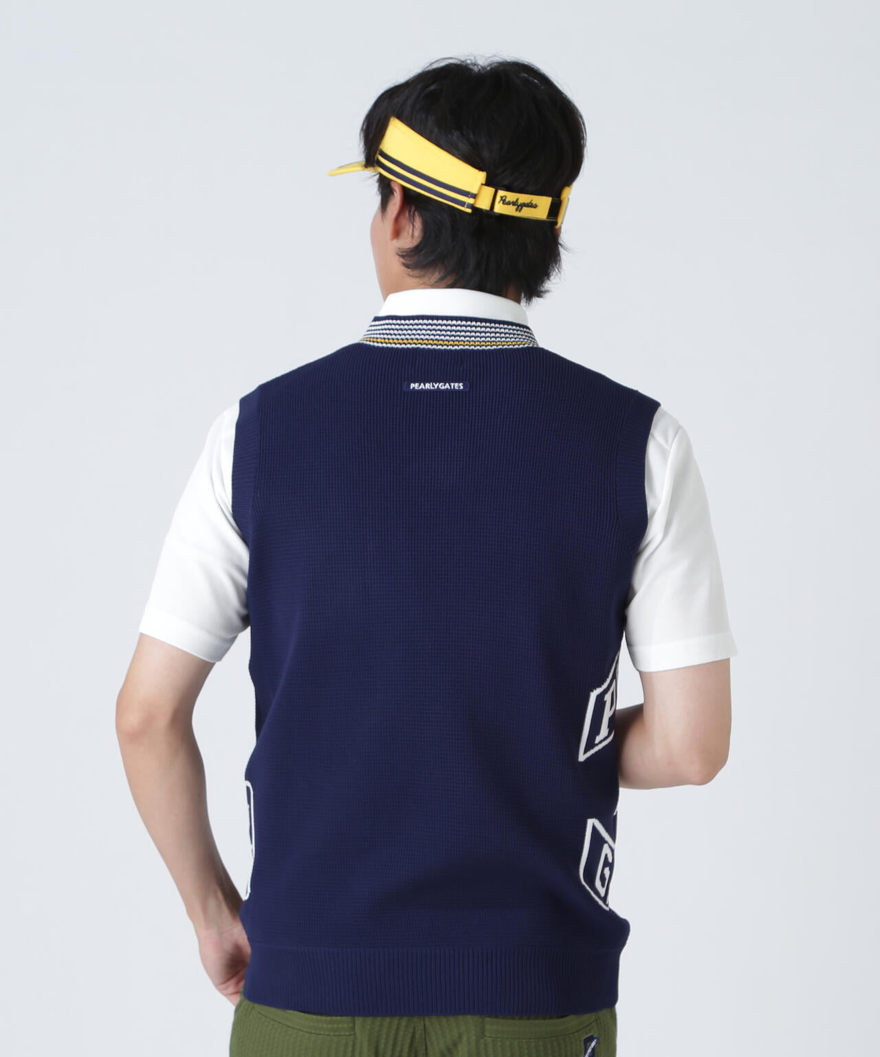 14GジャガードVネックニットベスト | PEARLY GATES（パーリーゲイツ