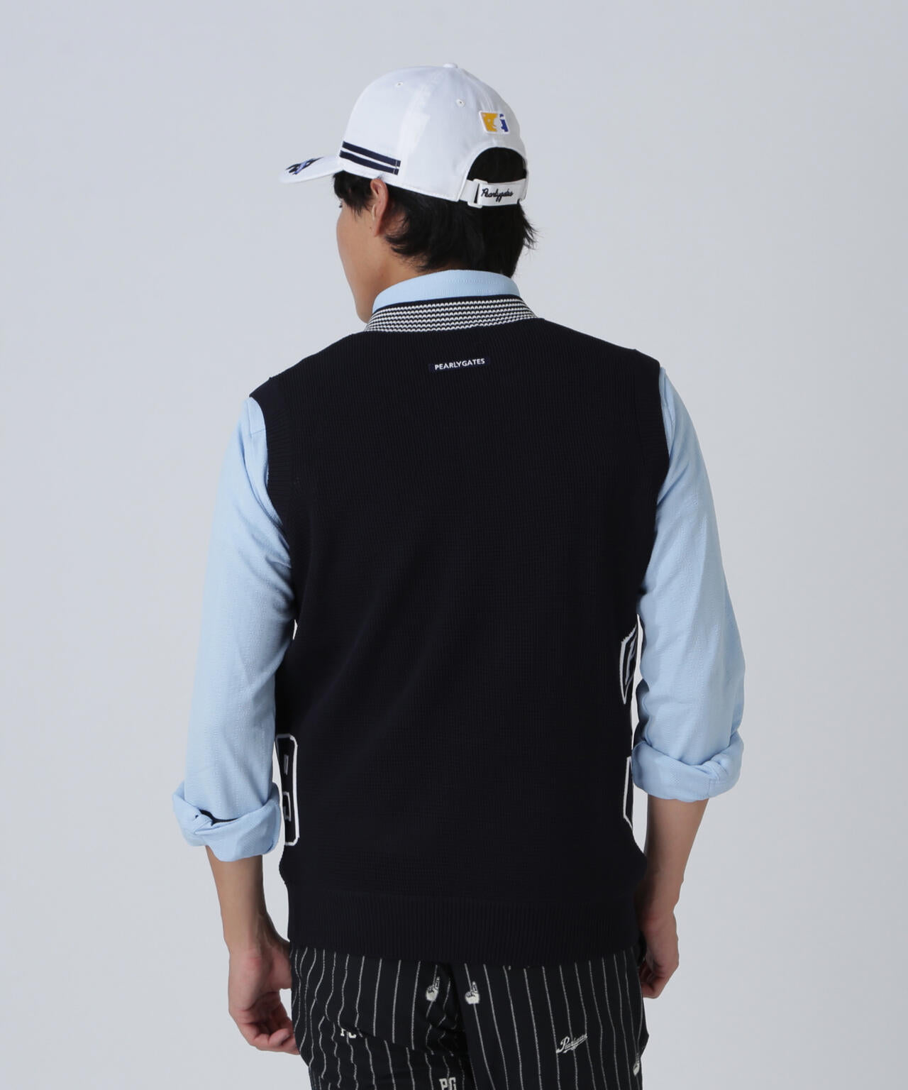14GジャガードVネックニットベスト | PEARLY GATES（パーリーゲイツ