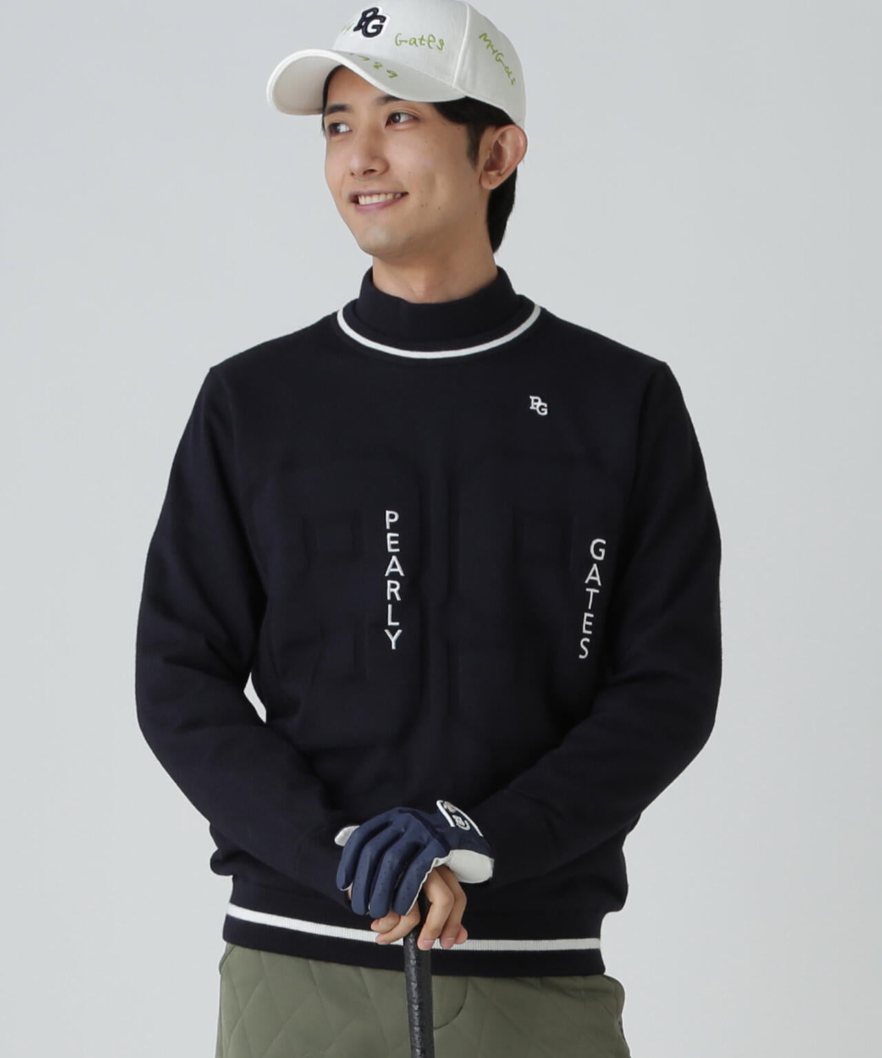 天竺×ストレッチ裏地＆地柄 ツインニット | PEARLY GATES（パーリー