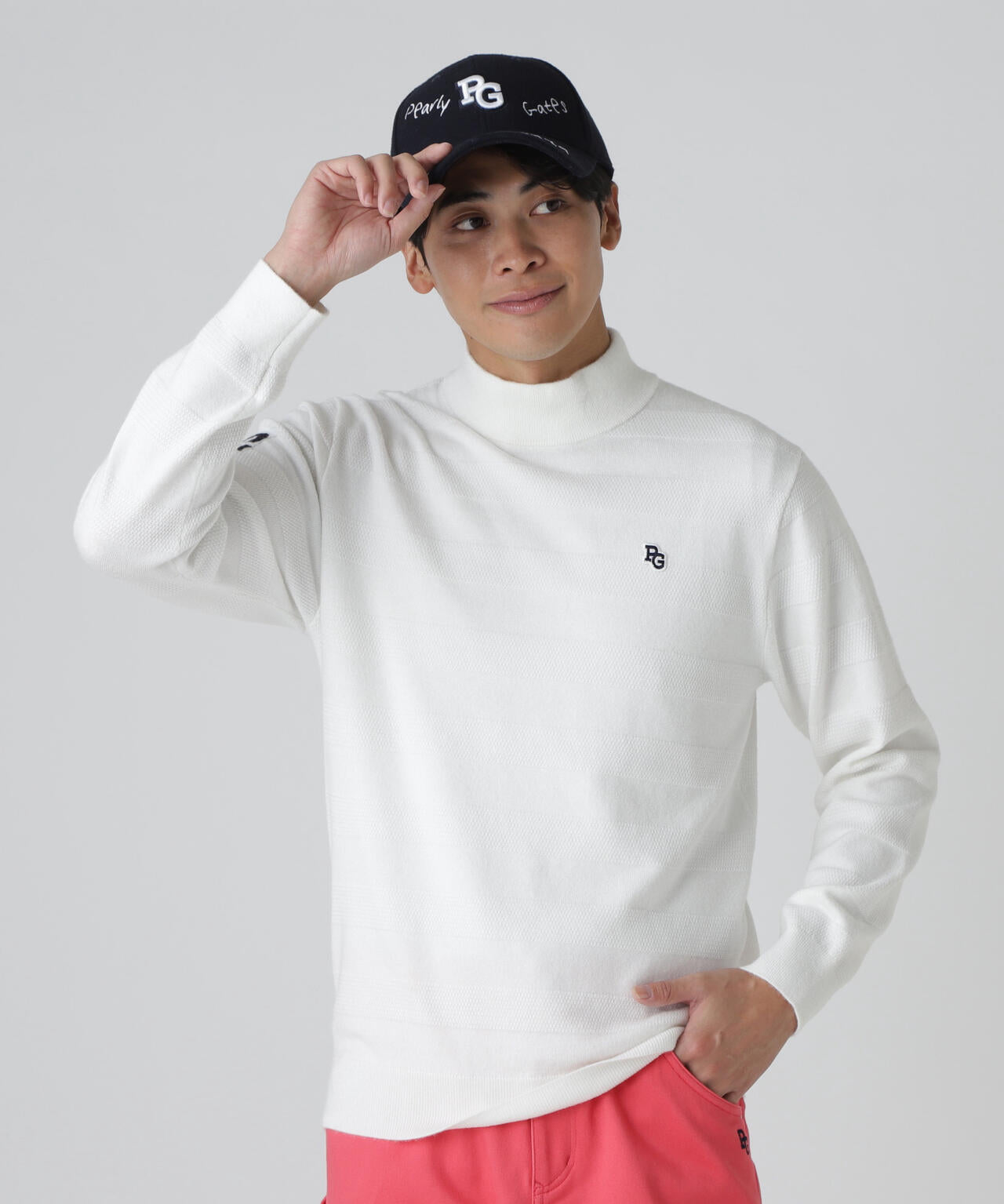 天竺×ストレッチ裏地＆地柄 ツインニット | PEARLY GATES（パーリー